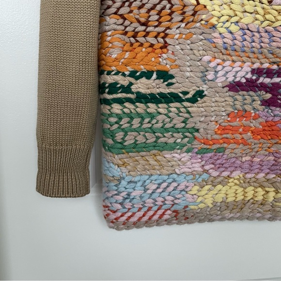 CHLOE Chunky Knit Multi-color Runway Sweater \\ S - Picture 4 of 14